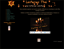 Tablet Screenshot of lanternes-thai.com